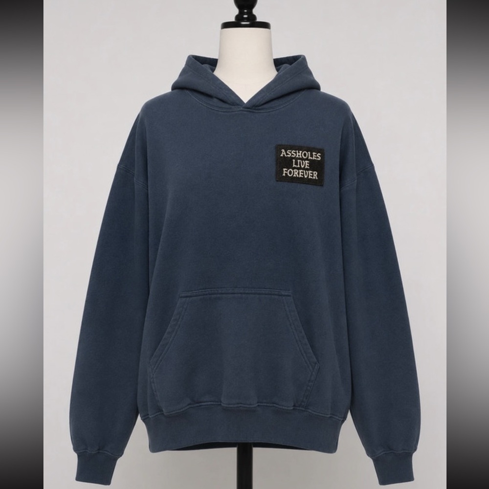Assholes Live Forever (ALF) "Courtesy
Patch" Hoodie, medium